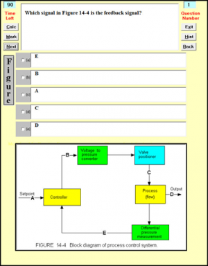 Interactive Exam Question screen image